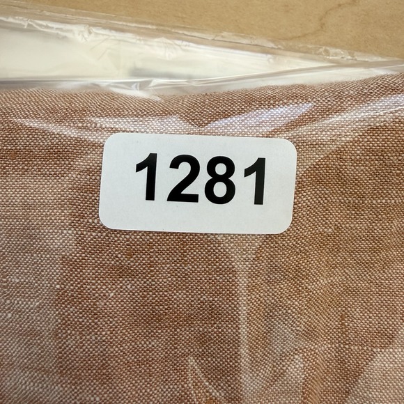 J Jill 100% Linen Dress Size Small Petite Tan/Orange Beach Vacation Pockets - Picture 13 of 15